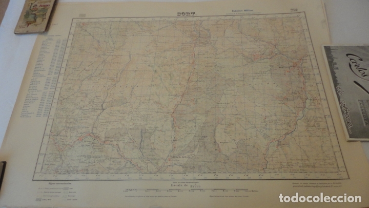 Mapas contempor&aacute;neos: ANTIGUO MAPA DE SORT.LERIDA. EDICION MILITAR 1950 - Foto 1