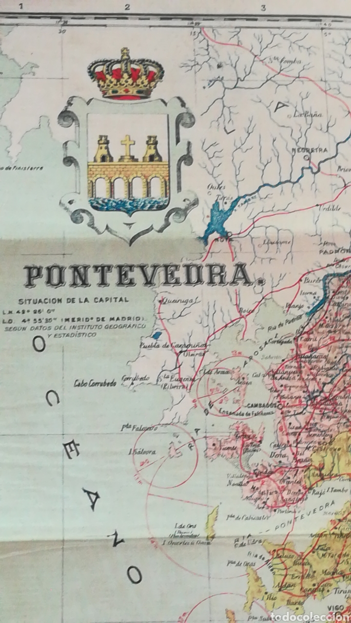Mapas contempor&aacute;neos: Mapa Pontevedra - Foto 2