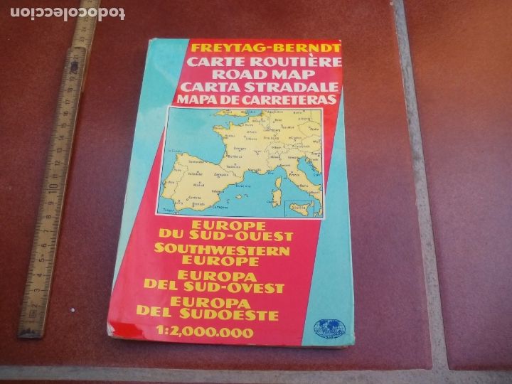 Contemporary maps: EUROPA DEL SUDOESTE. MAPA DE CARRETERAS.112 X 86 CM. FREYTAG-BERNDT S&Uuml;DWEST EUROPA STRASSENKARTEN