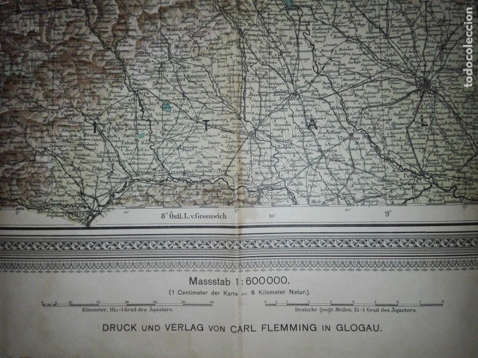Mapas contempor&aacute;neos: Mapa de Suiza - c.1900 - Foto 4