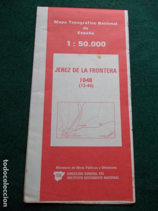 Mapas contempor&acirc;neos: MAPA TOPOGRAFICO NACIONAL DE ESPA&Ntilde;A 1: 50.000 JEREZ DE LA FRONTERA