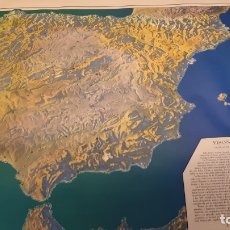 Mapas contemporáneos: MAPA FISONOMÍA PENÍNSULA IBÉRICA, ARGÜELLO.. Lote 176424719