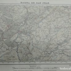 Mapas contemporáneos: ANTIGUO MAPA HORTA DE SAN JUAN SERVICIO GEOGRAFÍCO DEL EJÉRCITO 70 X 50CM TARRAGONA CATALUNYA. Lote 177415099