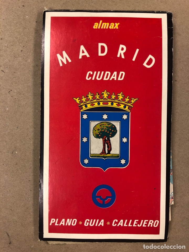 Mapas contempor&aacute;neos: MADRID CIUDAD (PLANO - GU&Iacute;A - CALLEJERO). EDITORIAL ALMAX EN 1977.