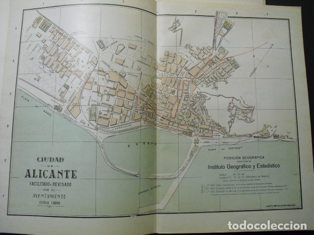 Mapas contempor&aacute;neos: 1900 PLANO DE ALICANTE - Foto 1