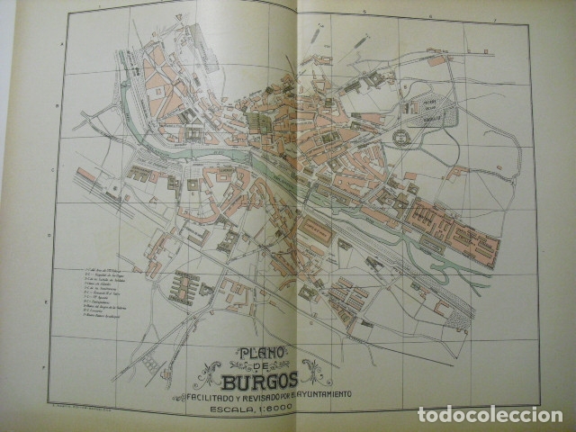 Mapas contempor&aacute;neos: 1900 PLANO DE BURGOS - Foto 1