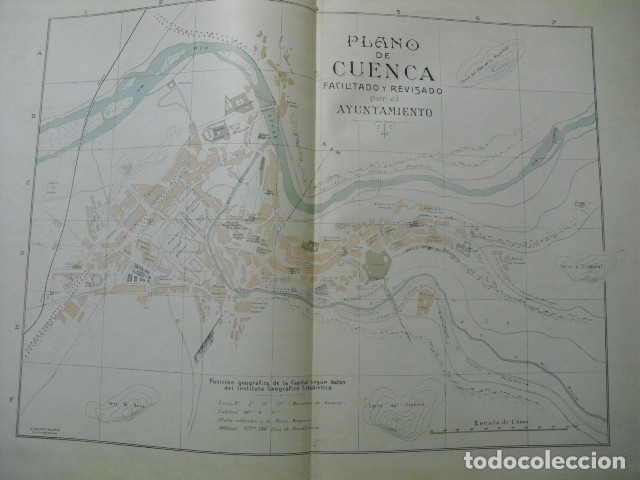 Mapas contempor&aacute;neos: 1900 PLANO DE CUENCA - Foto 1