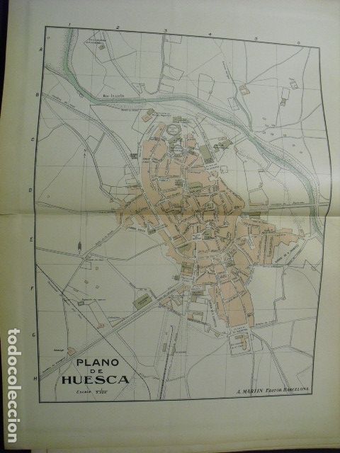 Mapas contempor&aacute;neos: 1900 PLANO DE HUESCA - Foto 1
