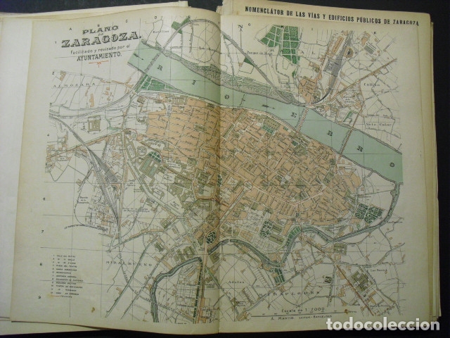 Mapas contempor&aacute;neos: 1900 PLANO DE ZARAGOZA - Foto 1