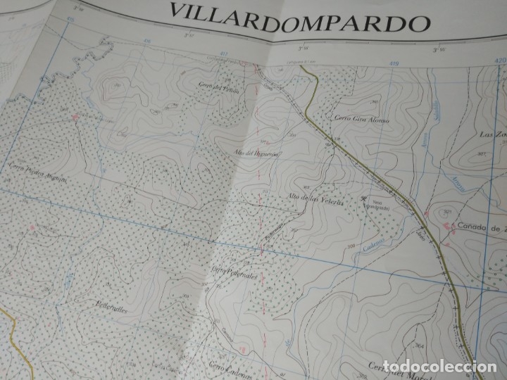 Mapas contempor&aacute;neos: Mapa topogr&aacute;fico de villadompardo (Ja&eacute;n) - Foto 3