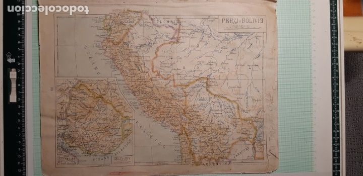 Mapas contempor&aacute;neos: MAPA DE PER&Uacute;,BOLIVIA Y URUGUAY. - Foto 1