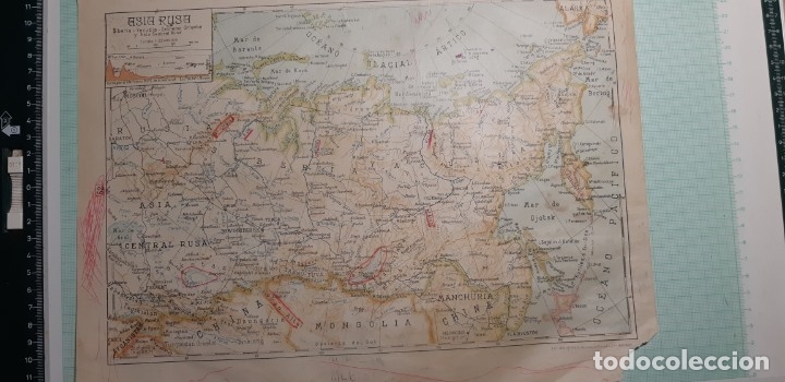 Mapas contempor&aacute;neos: MAPA DE ASIA RUSIA. - Foto 1