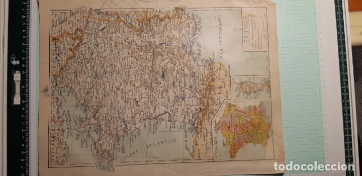 Mapas contempor&aacute;neos: MAPA DE FRANCIA, C&Oacute;RCEGA. - Foto 1