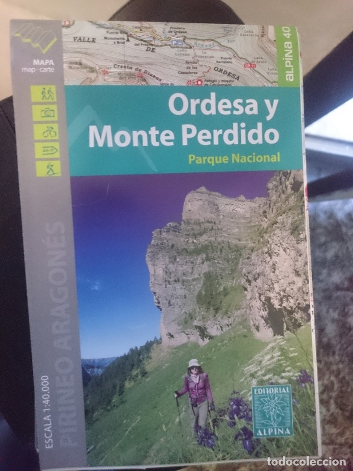 Mapas contempor&aacute;neos: MAPA EXCURSIONISTA ORDESA Y MONTE PERDIDO - Foto 1