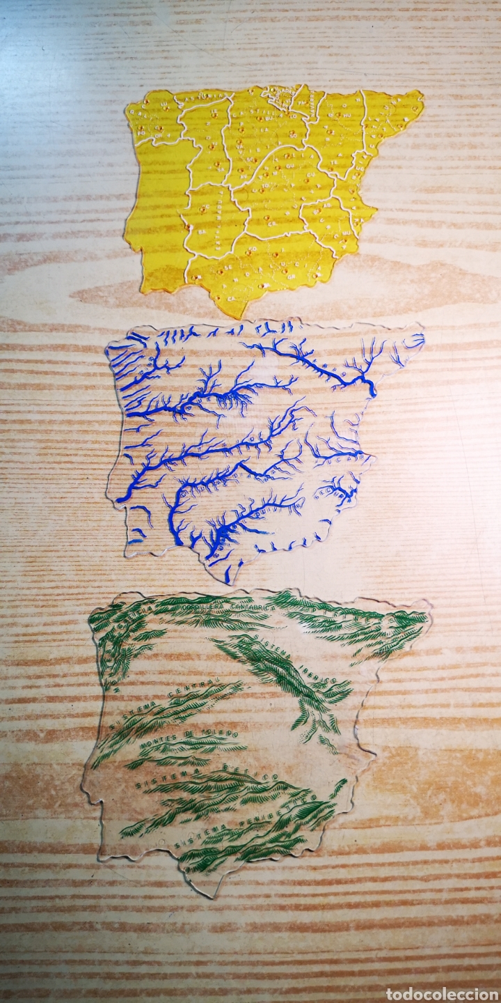 Mapas contempor&aacute;neos: 3 Plantillas del mapa de Espa&ntilde;a escolar c - Foto 2