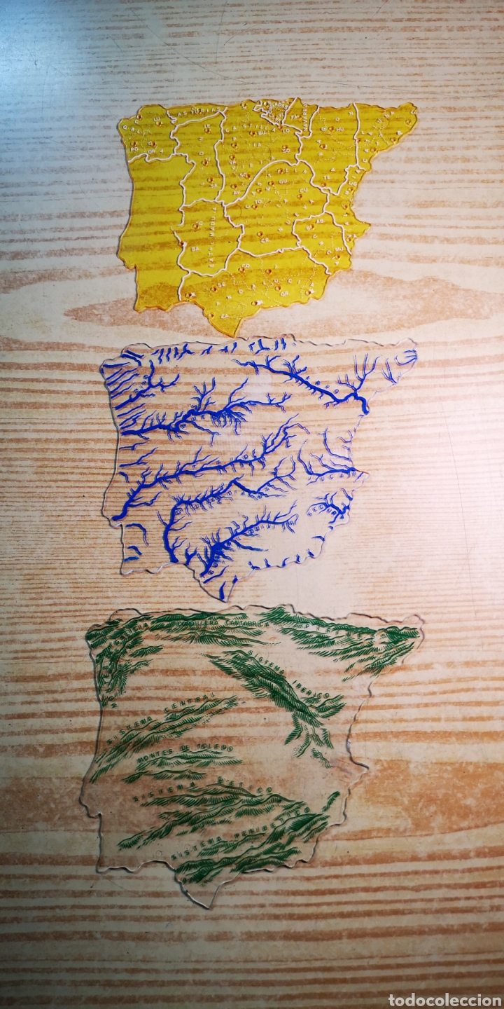 Mapas contempor&aacute;neos: 3 Plantillas del mapa de Espa&ntilde;a escolar c - Foto 3