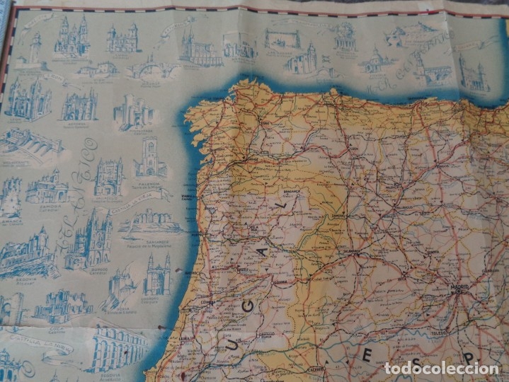 Mapas contempor&aacute;neos: MAPA DE ESPA&Ntilde;A A&Ntilde;OS 40 - Foto 2