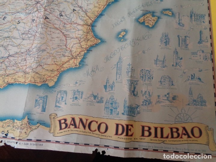 Mapas contempor&aacute;neos: MAPA DE ESPA&Ntilde;A A&Ntilde;OS 40 - Foto 5