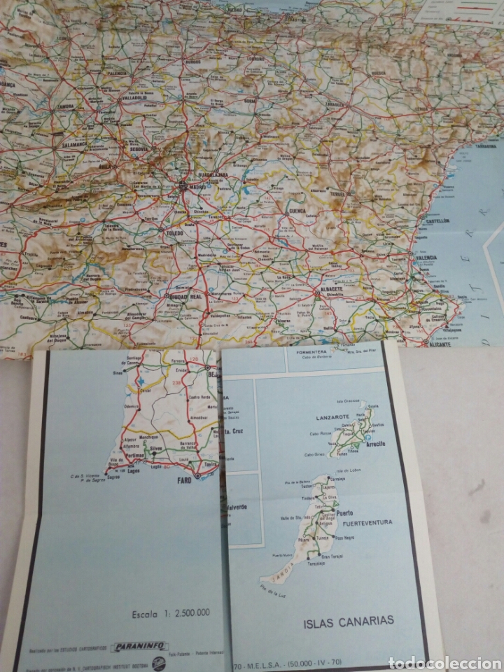 Mapas contempor&aacute;neos: MAPA ESPA&Ntilde;A PLEGABLE - Foto 4