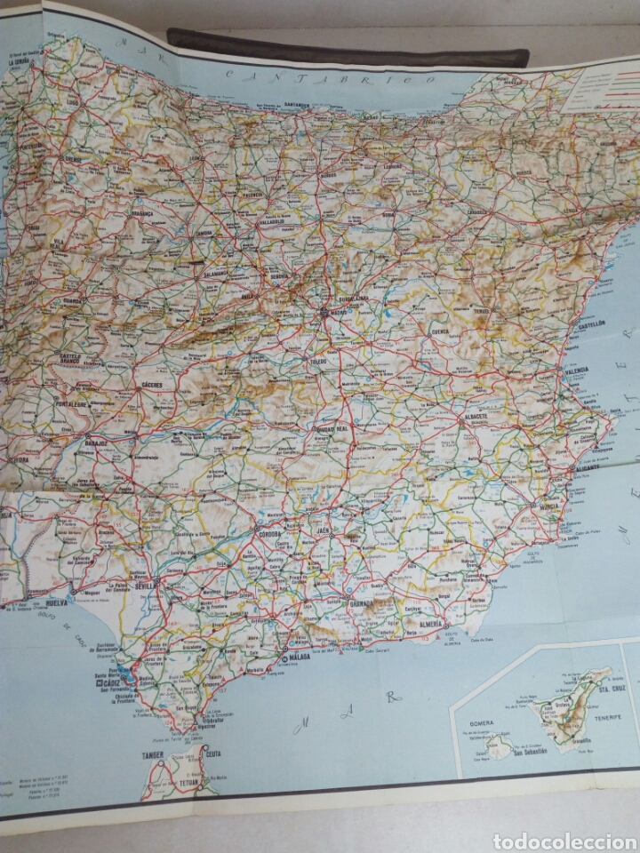 Mapas contempor&aacute;neos: MAPA ESPA&Ntilde;A PLEGABLE - Foto 1