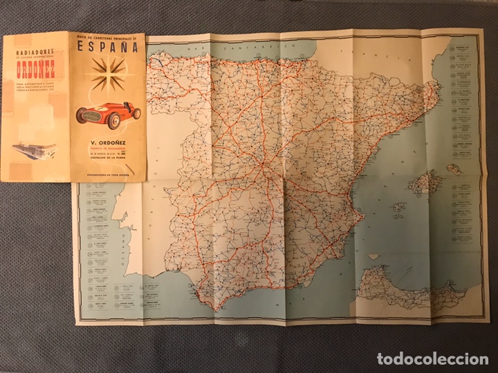 mapa de carreteras de españa y portugal. michel - Compra venta en  todocoleccion