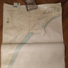 Mapas contemporáneos: CARTA DE NAVEGACIÓN PUERTO DE MALAGA . Lote 186348581
