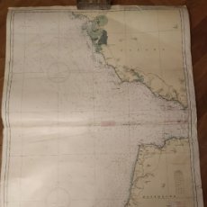 Mapas contemporáneos: CARTA NÁUTICA DE CÁDIZ A EL AAIRACH LARACHE . Lote 186349311