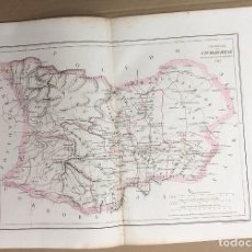 Mapas contemporâneos: MAPA PROVINCIA DE CIUDAD REAL. GRABADO POR R. ALABERN Y E. MABON. 1847. Lote 187324210