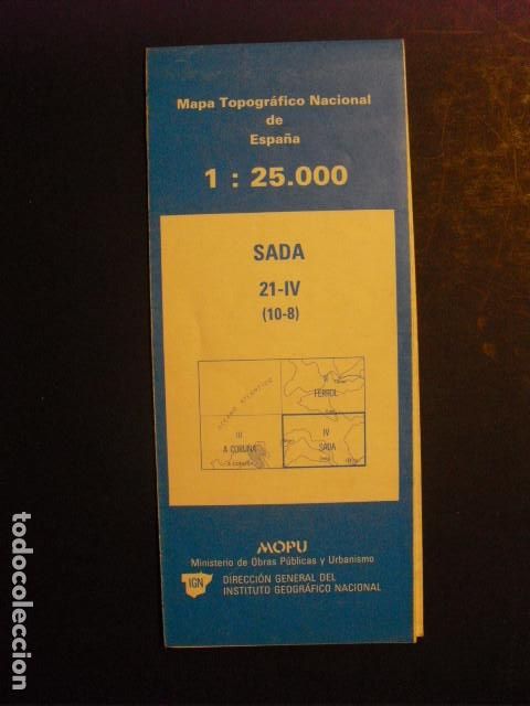 Mapas contempor&aacute;neos: 1991 MAPA DE SADA 1:25000 INSTITUTO GEOGRAFICO NACIONAL