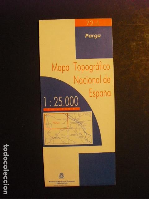 Mapas contempor&aacute;neos: 1995 MAPA DE PARGA 1:25000 INSTITUTO GEOGRAFICO NACIONAL