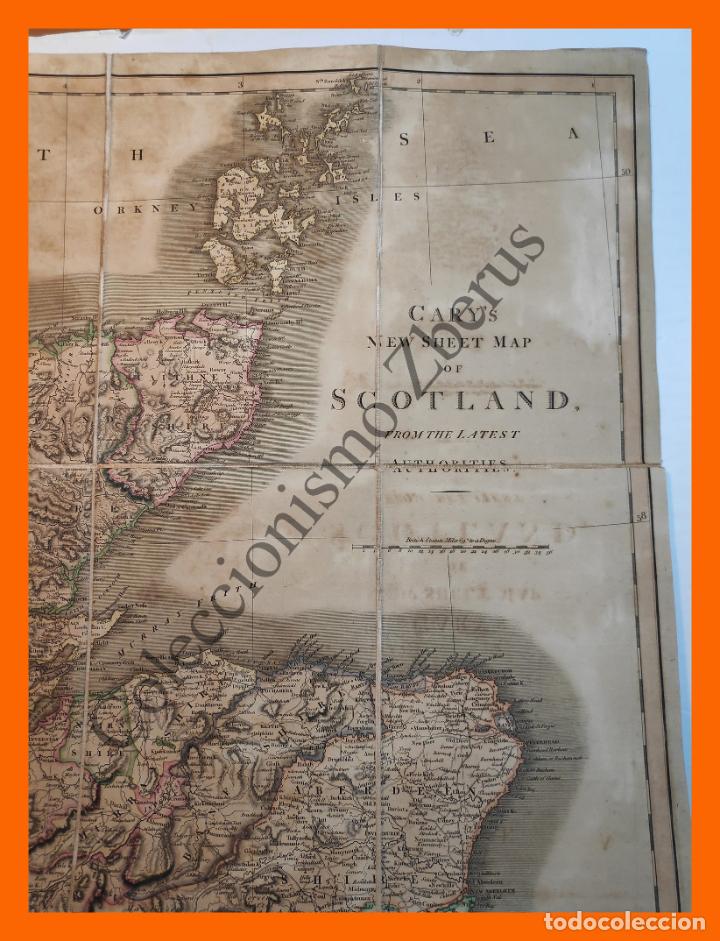 Mapas contempor&acirc;neos: CARY'S New Sheet Map of Scotland