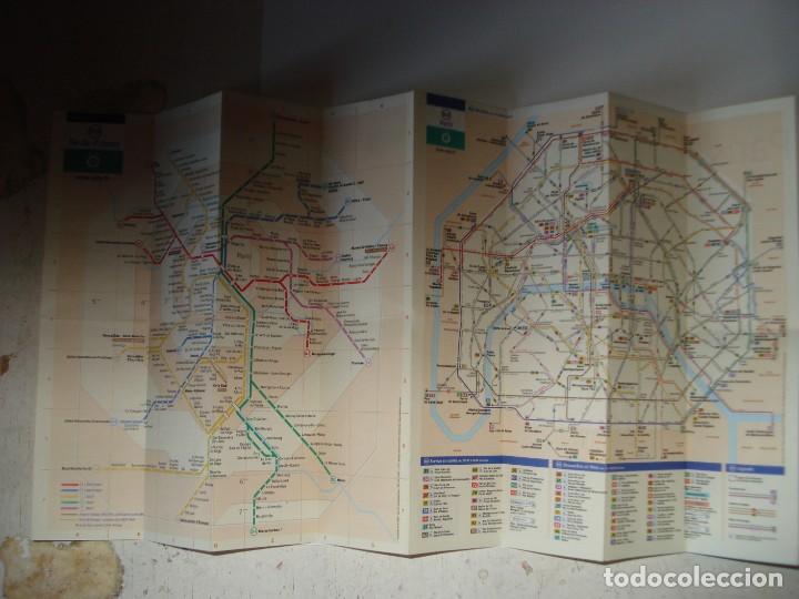 Mapas contempor&aacute;neos: PLANO METRO DE PARIS - Foto 3