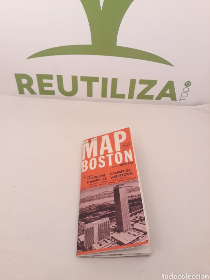 Mapas contempor&aacute;neos: Map boston and suburbs. Official arrow. - Foto 5