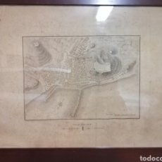 Mapas contemporáneos: ALICANTE MAPA SIGLO XVIII-XIX ORIGINAL ENMARCADO 55X40. Lote 191045655