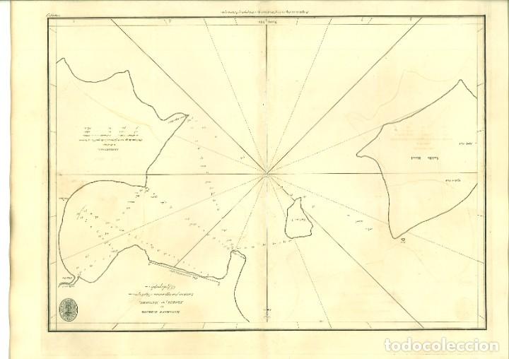 Mapas contempor&aacute;neos: MANGROVE HARBOUR ON FLORIS OR MANGERY. HYDROGRAPHICAL OFFICE - Foto 1