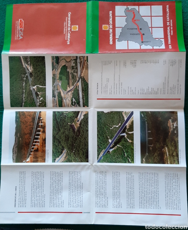 Mapas contempor&aacute;neos: MAPA EIX TRANSVERSAL DE CATALUNYA - Foto 4
