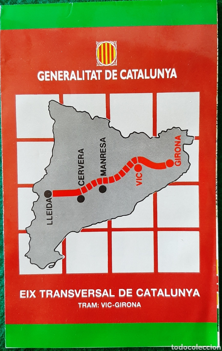 Mapas contempor&aacute;neos: MAPA EIX TRANSVERSAL DE CATALUNYA