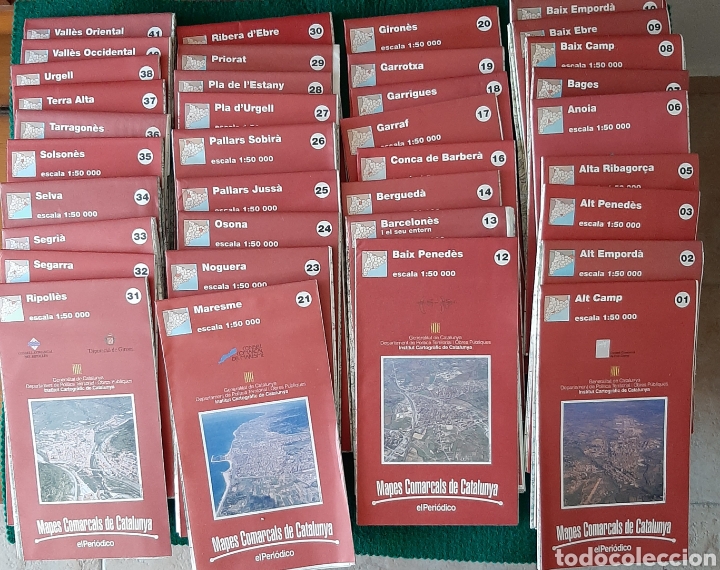 Mapas contempor&aacute;neos: LOTE MAPAS COMARCALES DE CATALUNYA - Foto 1
