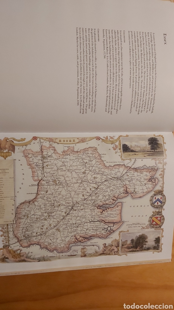 Mapas contempor&aacute;neos: MAPA CONDADO VIEJA INGLATERRA THOMAS MOULE - Foto 3