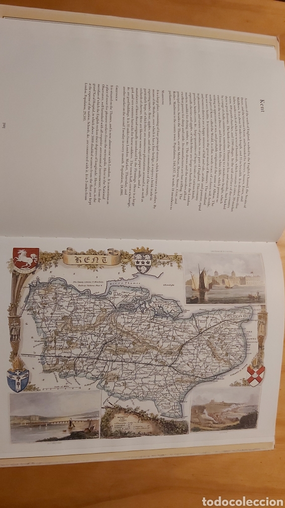 Mapas contempor&aacute;neos: MAPA CONDADO VIEJA INGLATERRA THOMAS MOULE - Foto 4