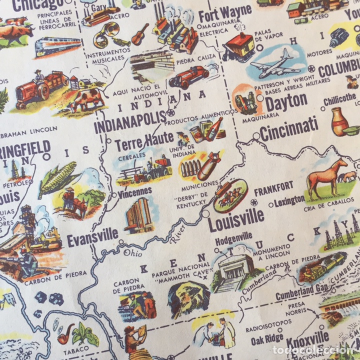 Mapas contempor&aacute;neos: Mapa Estados Unidos USA - Foto 3