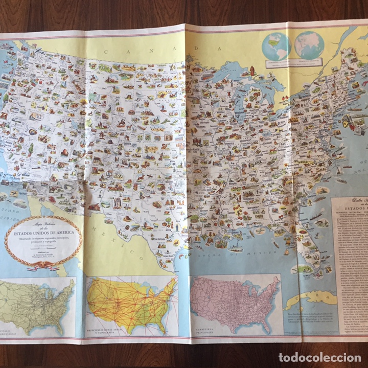 Mapas contempor&aacute;neos: Mapa Estados Unidos USA - Foto 1