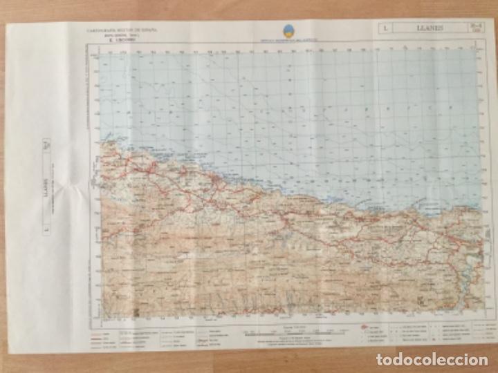 Mapas contempor&aacute;neos: MAPA TOPOGR&Aacute;FICO LLANES. SERVICIO GEOGR&Aacute;FICO DEL EJERCITO - Foto 1
