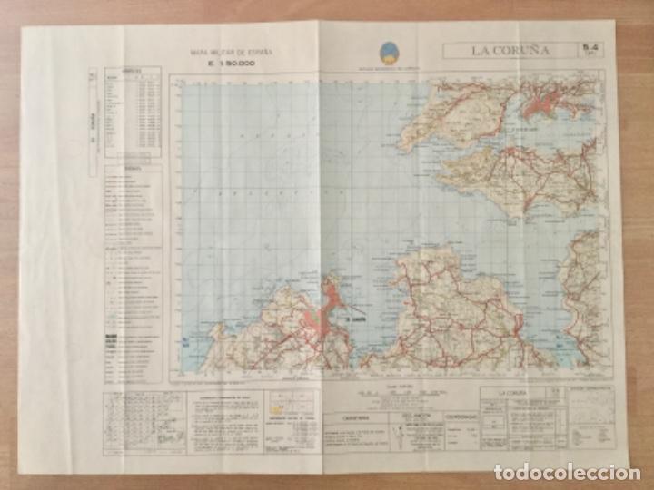 Mapas contempor&aacute;neos: MAPA TOPOGR&Aacute;FICO LA CORU&Ntilde;A. SERVICIO GEOGR&Aacute;FICO DEL EJERCITO - Foto 1