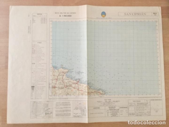 Mapas contempor&aacute;neos: MAPA TOPOGRAFICO SAN CIPRIAN. SERVICIO GEOGR&Aacute;FICO DEL EJERCITO - Foto 1