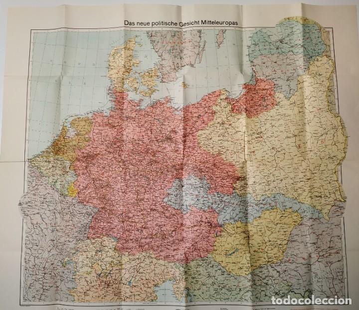 Mapas contempor&acirc;neos: Mapa GROSSDEUTSCHLAND y MITTELEUROPA en 1938