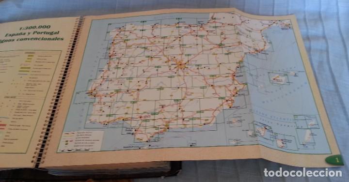 Mapas contempor&aacute;neos: Mapa de carreteras vintage de BP. - Foto 6