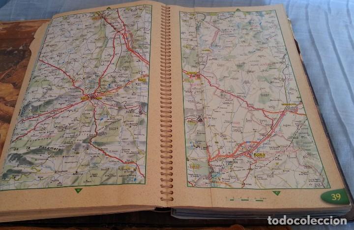 Mapas contempor&aacute;neos: Mapa de carreteras vintage de BP. - Foto 7