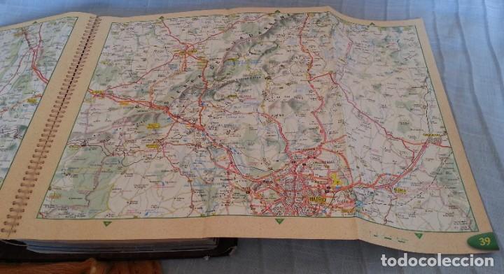 Mapas contempor&aacute;neos: Mapa de carreteras vintage de BP. - Foto 8