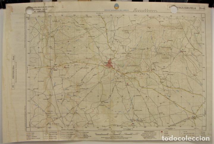 Mapas contempor&acirc;neos: MAPA CARTOGRAFIA MILITAR HIGUERUELA 1982 2&ordf; EDICION